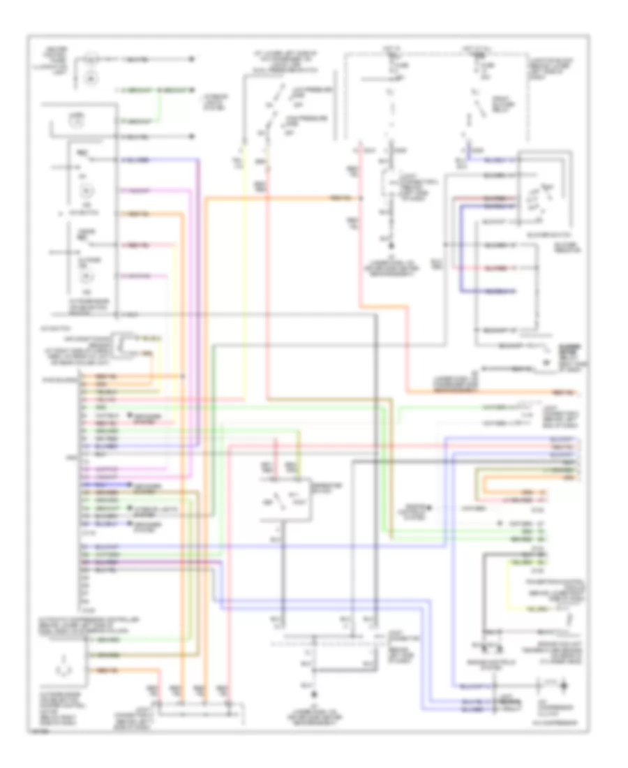 Manual A C Wiring Diagram Dual A C Wiring Diagram with Rear Heater 1 of 2 for Mitsubishi Montero Limited 2004