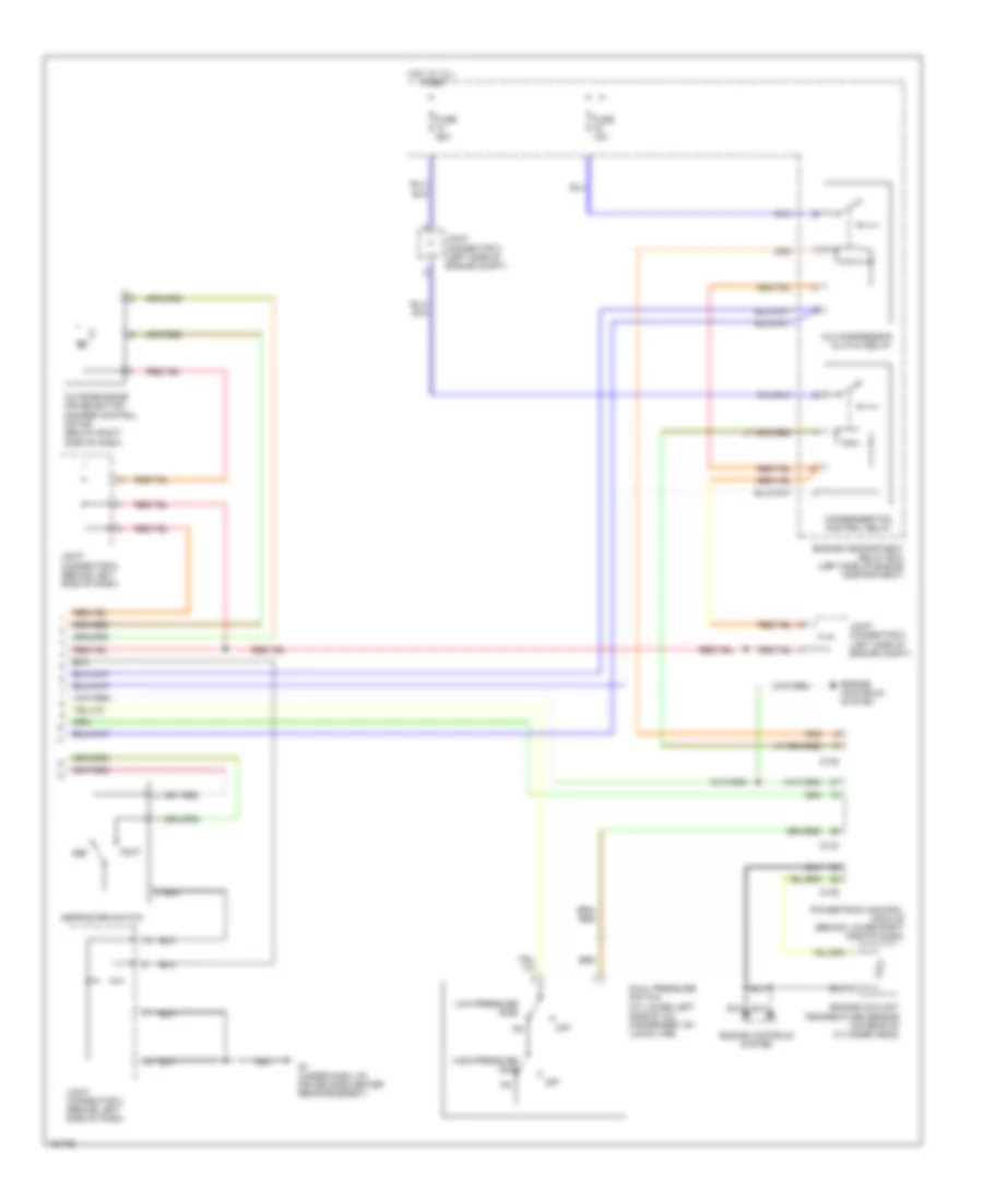 Manual A C Wiring Diagram Single A C Wiring Diagram 2 of 2 for Mitsubishi Montero Limited 2004