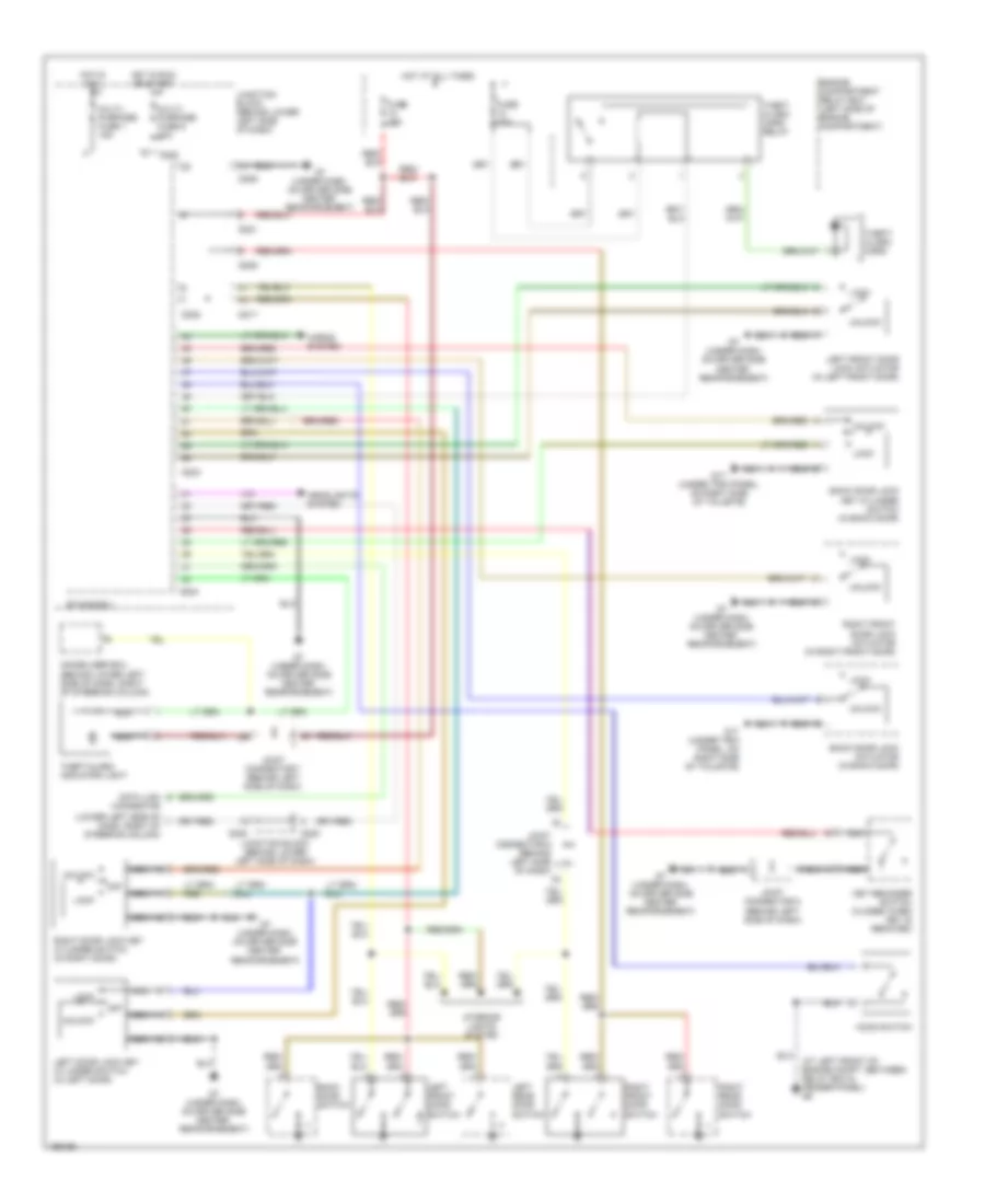 Forced Entry Wiring Diagram for Mitsubishi Montero Limited 2004