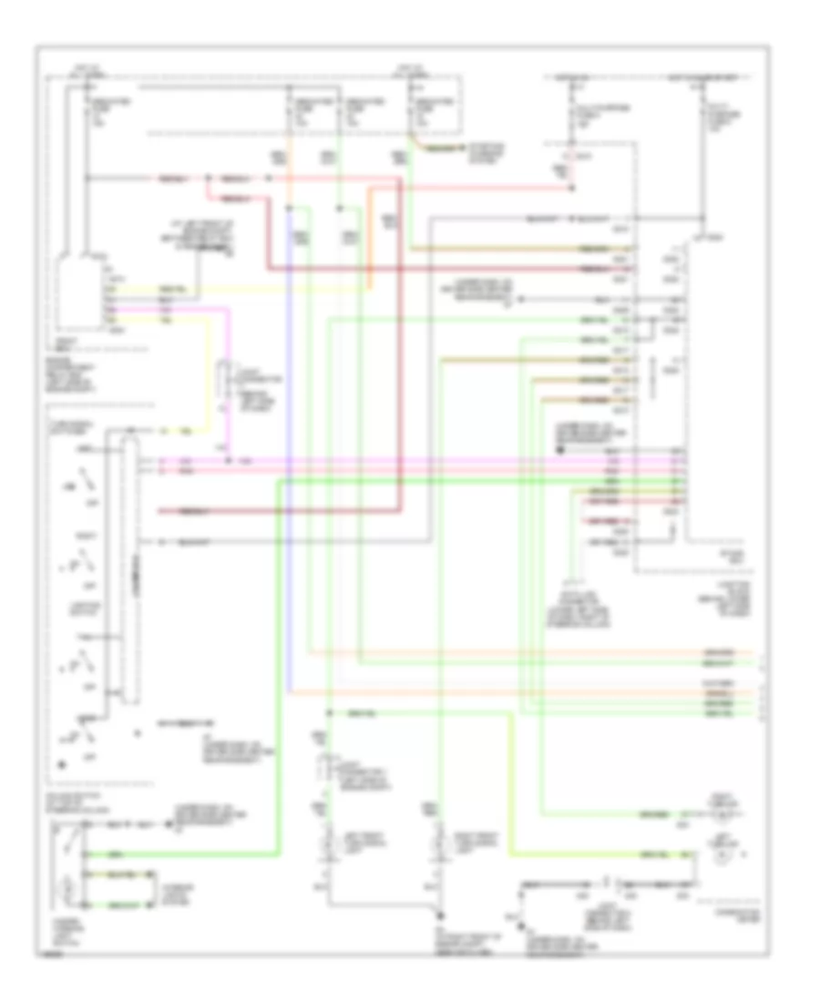 Exterior Lamps Wiring Diagram 1 of 2 for Mitsubishi Montero Limited 2004