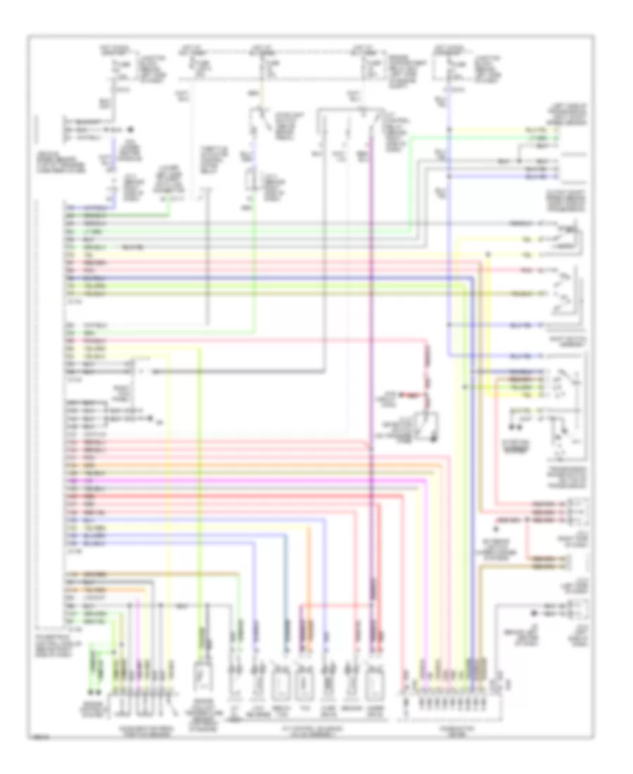 A T Wiring Diagram for Mitsubishi Montero Limited 2004
