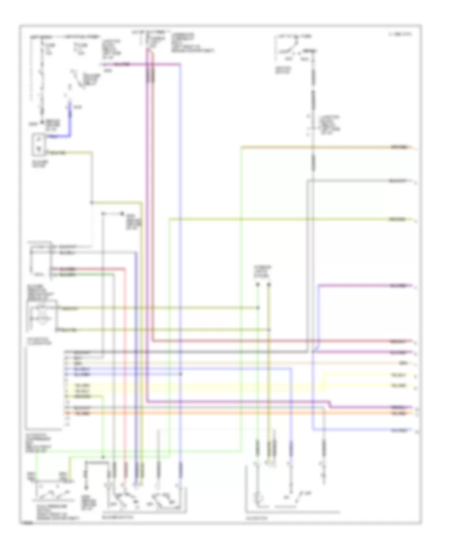 2.0L, AC Wiring Diagram, MT (1 of 2) for Mitsubishi Eclipse 1996