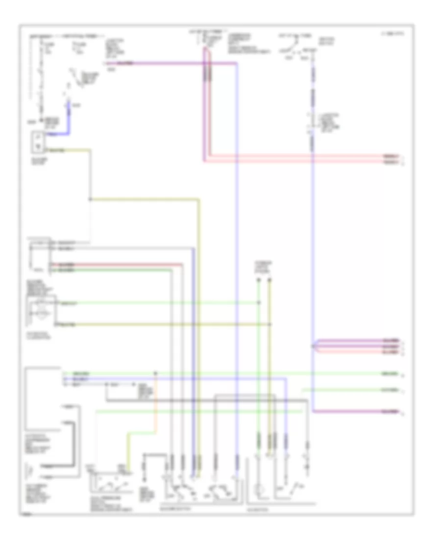2.4L, AC Wiring Diagram (1 of 2) for Mitsubishi Eclipse 1996