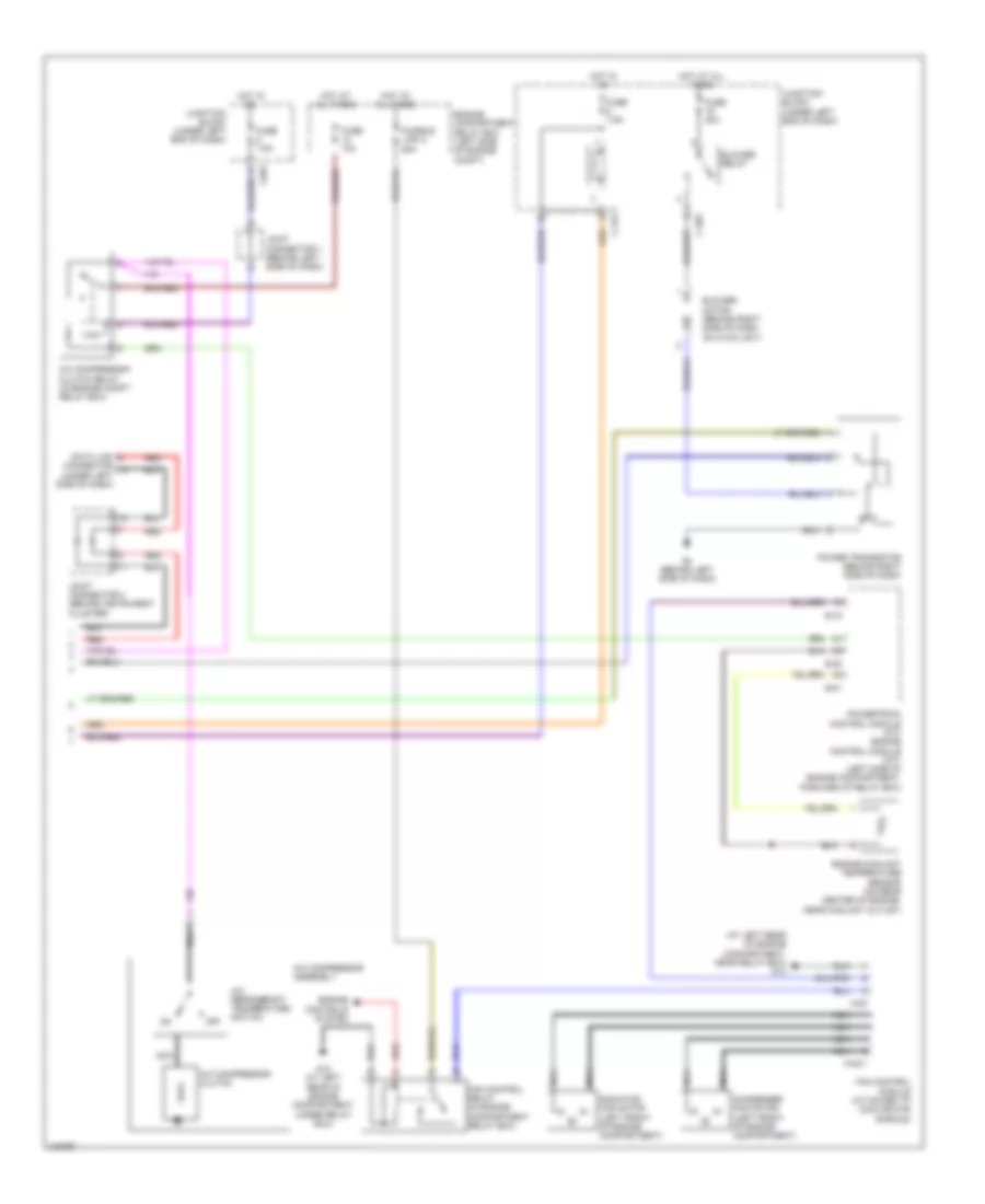 Automatic AC Wiring Diagram (2 of 2) for Mitsubishi Eclipse GS 2006