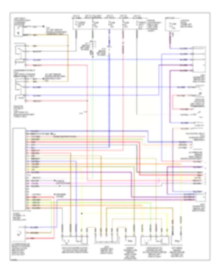 Manual A C Wiring Diagram 1 of 2 for Mitsubishi Eclipse GS 2006