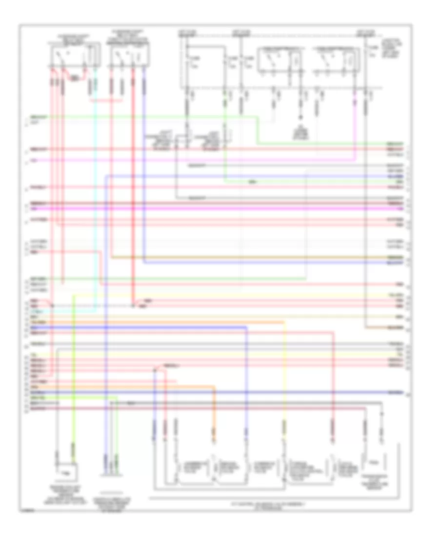 2.4L, Engine Performance Wiring Diagram, AT (2 of 5) for Mitsubishi Eclipse GS 2006