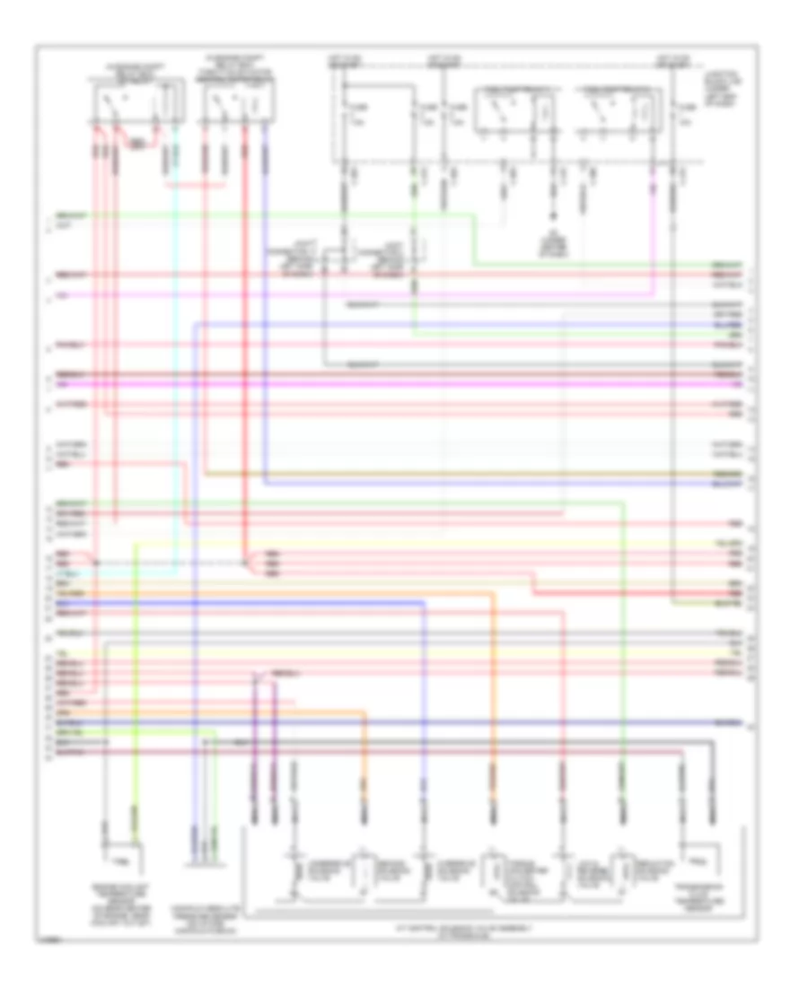 3.8L, Engine Performance Wiring Diagram, AT (2 of 5) for Mitsubishi Eclipse GS 2006