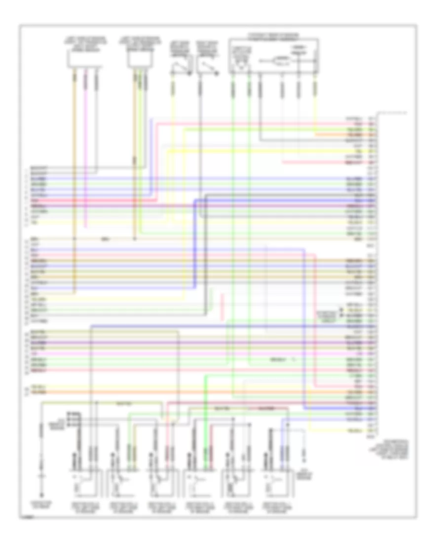 3.8L, Engine Performance Wiring Diagram, AT (5 of 5) for Mitsubishi Eclipse GS 2006