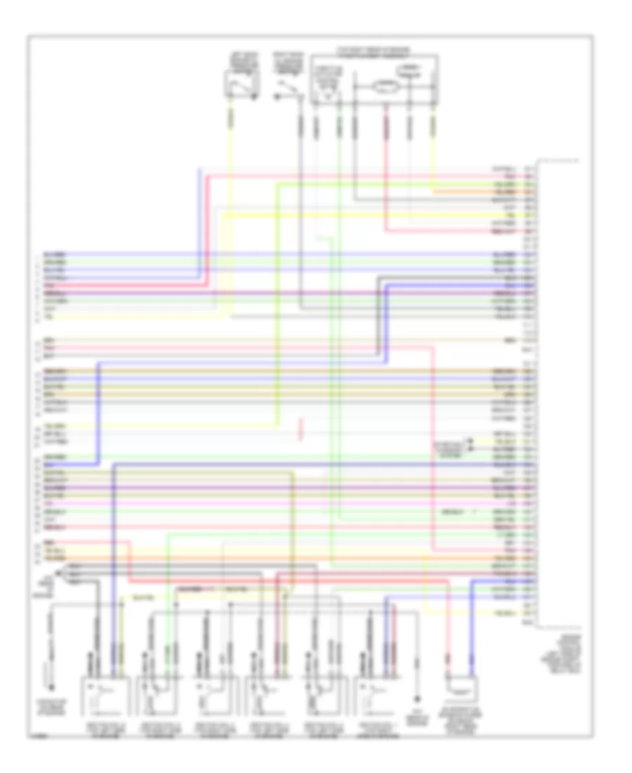 3.8L, Engine Performance Wiring Diagram, MT (4 of 4) for Mitsubishi Eclipse GS 2006