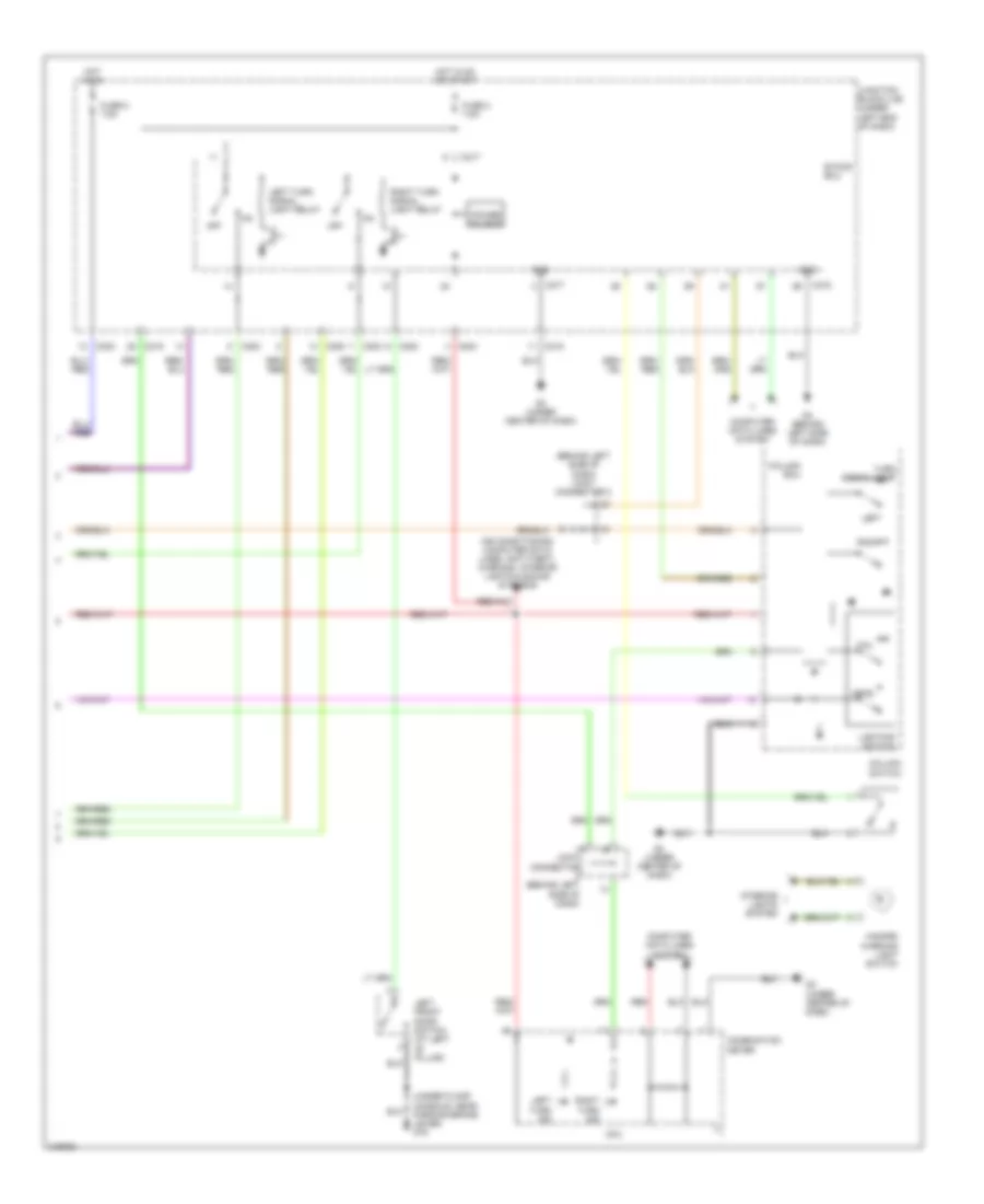 Exterior Lamps Wiring Diagram (2 of 2) for Mitsubishi Eclipse GS 2006