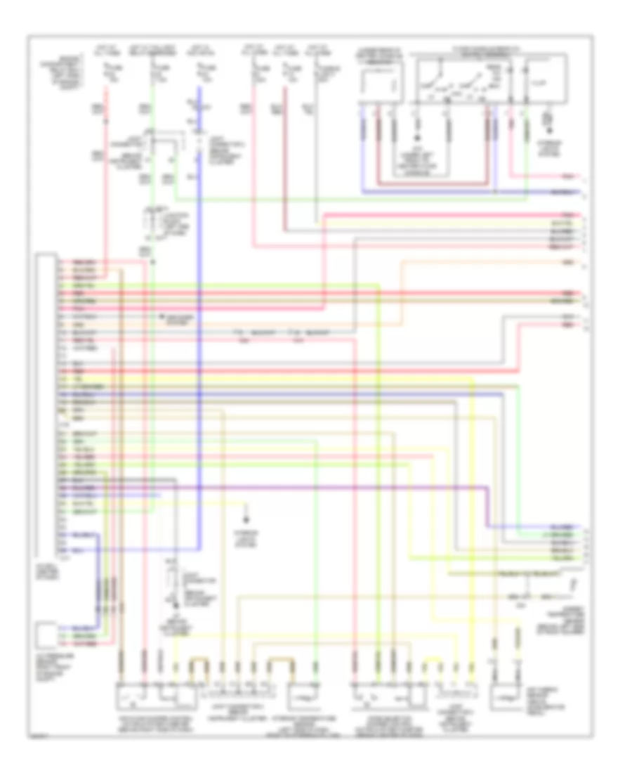 Automatic A C Wiring Diagram 1 of 2 for Mitsubishi Endeavor LS 2010