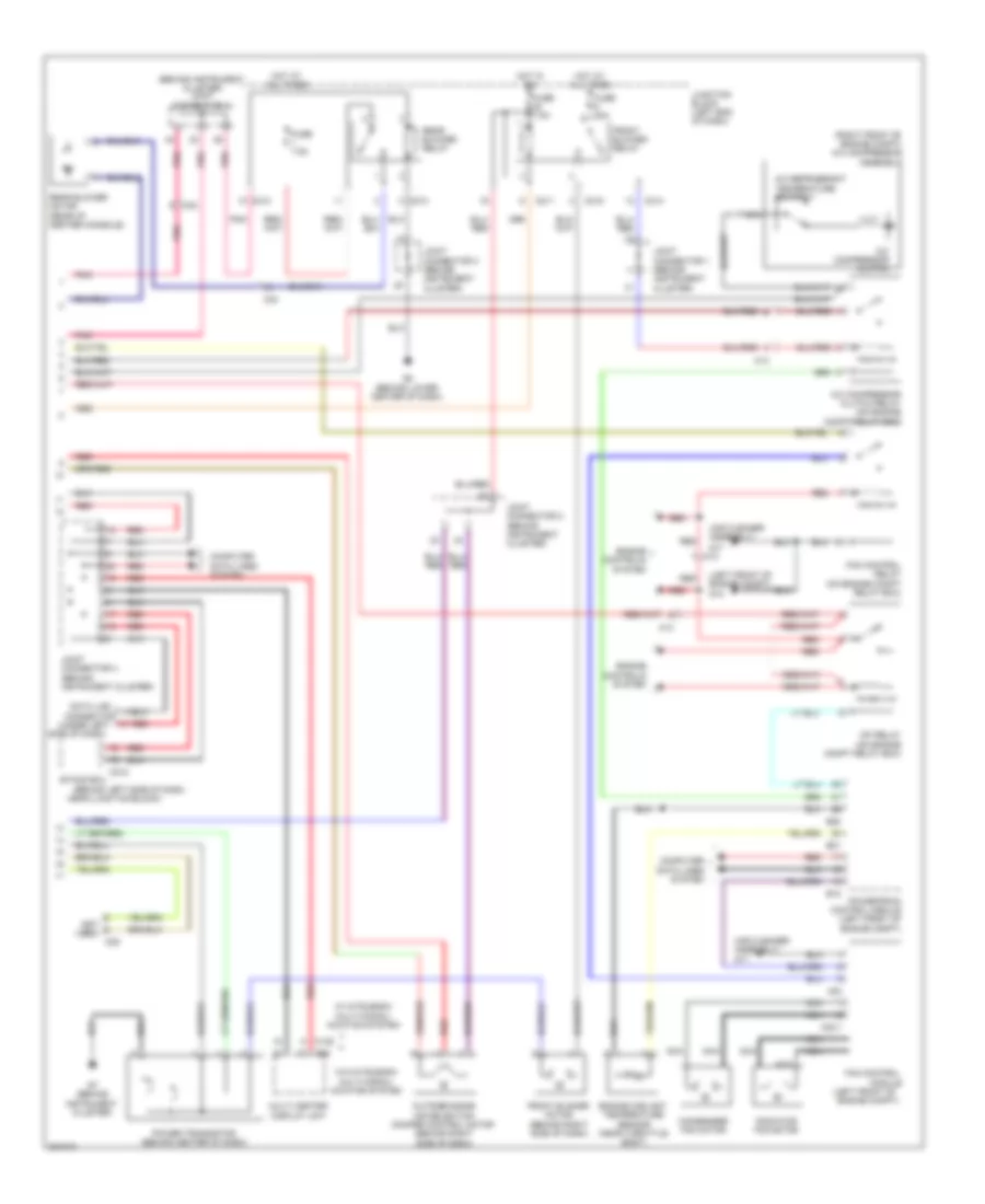 Automatic A C Wiring Diagram 2 of 2 for Mitsubishi Endeavor LS 2010