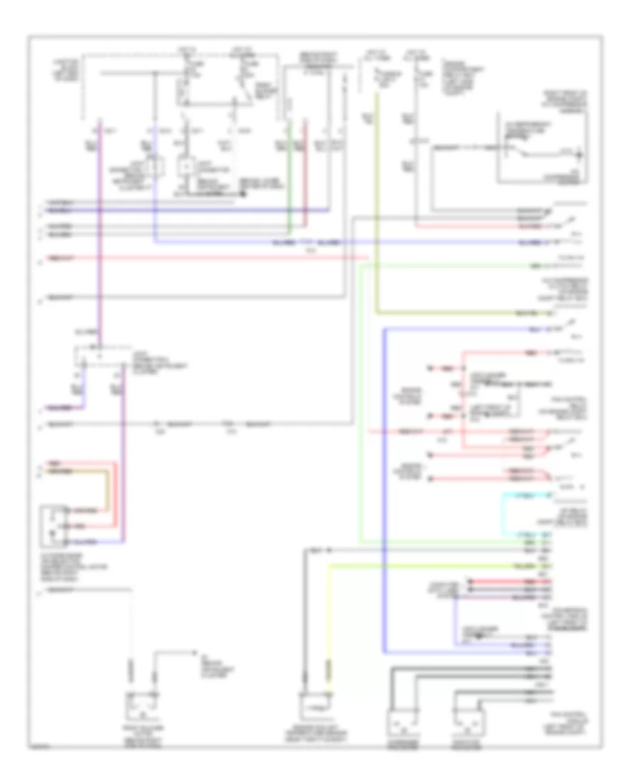 Manual A C Wiring Diagram 2 of 2 for Mitsubishi Endeavor LS 2010