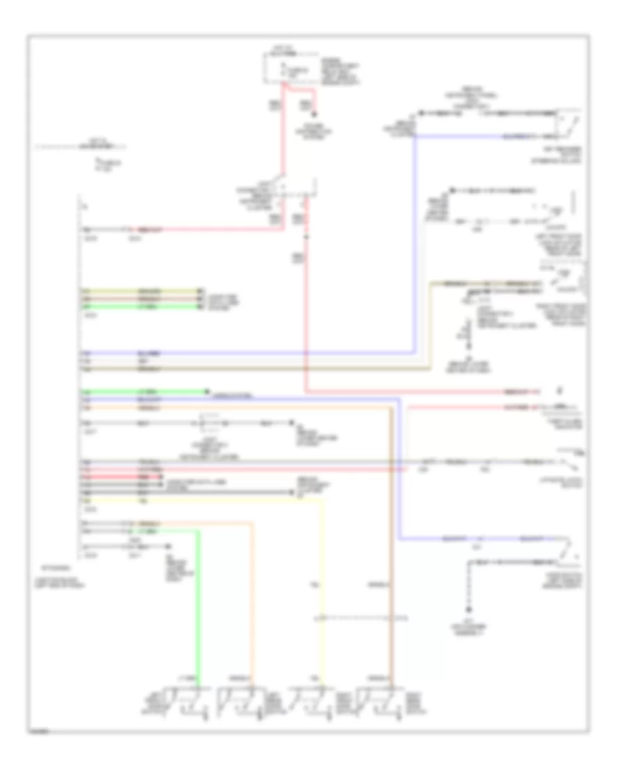 Forced Entry Wiring Diagram for Mitsubishi Endeavor LS 2010