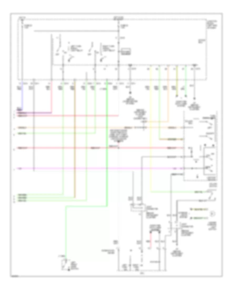 Exterior Lamps Wiring Diagram (2 of 2) for Mitsubishi Endeavor LS 2010