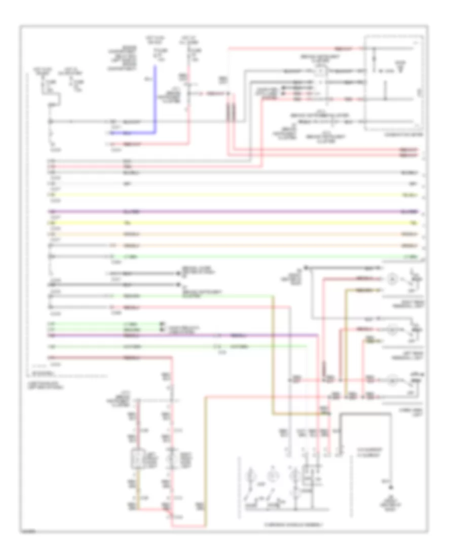 Courtesy Lamps Wiring Diagram 1 of 2 for Mitsubishi Endeavor LS 2010