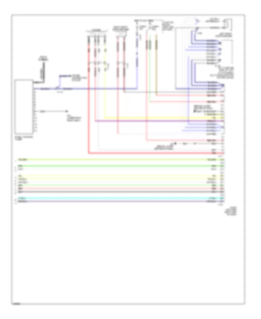 Radio Wiring Diagram with Amplifier 2 of 2 for Mitsubishi Endeavor LS 2010