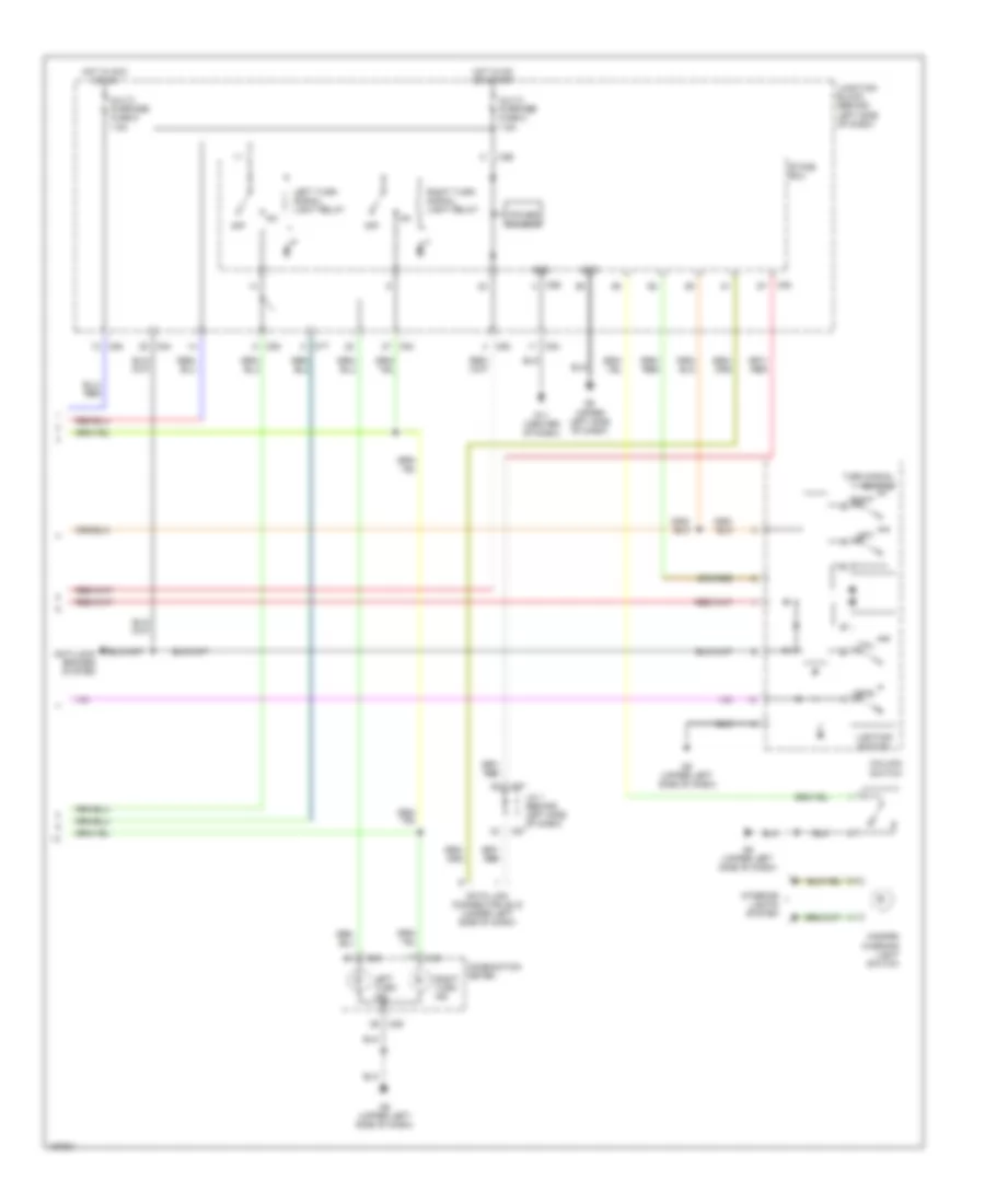 Exterior Lamps Wiring Diagram (2 of 2) for Mitsubishi Galant LS 2002
