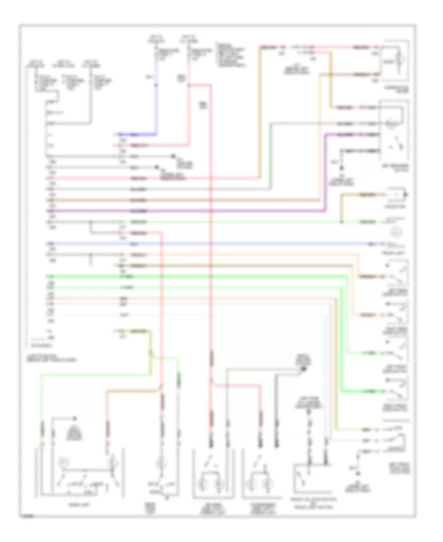 Courtesy Lamps Wiring Diagram for Mitsubishi Galant LS 2002