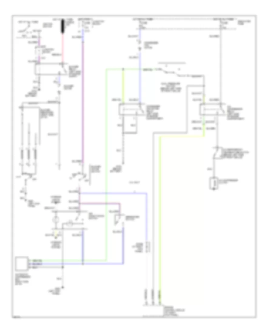 A C Wiring Diagram for Mitsubishi Montero Sport XLS 1997