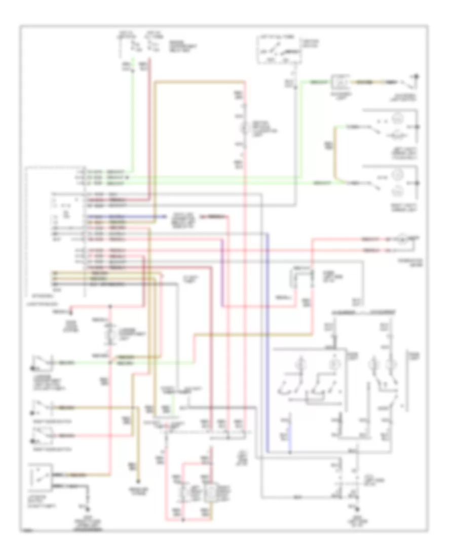 Courtesy Lamp Wiring Diagram for Mitsubishi Eclipse GS 1996