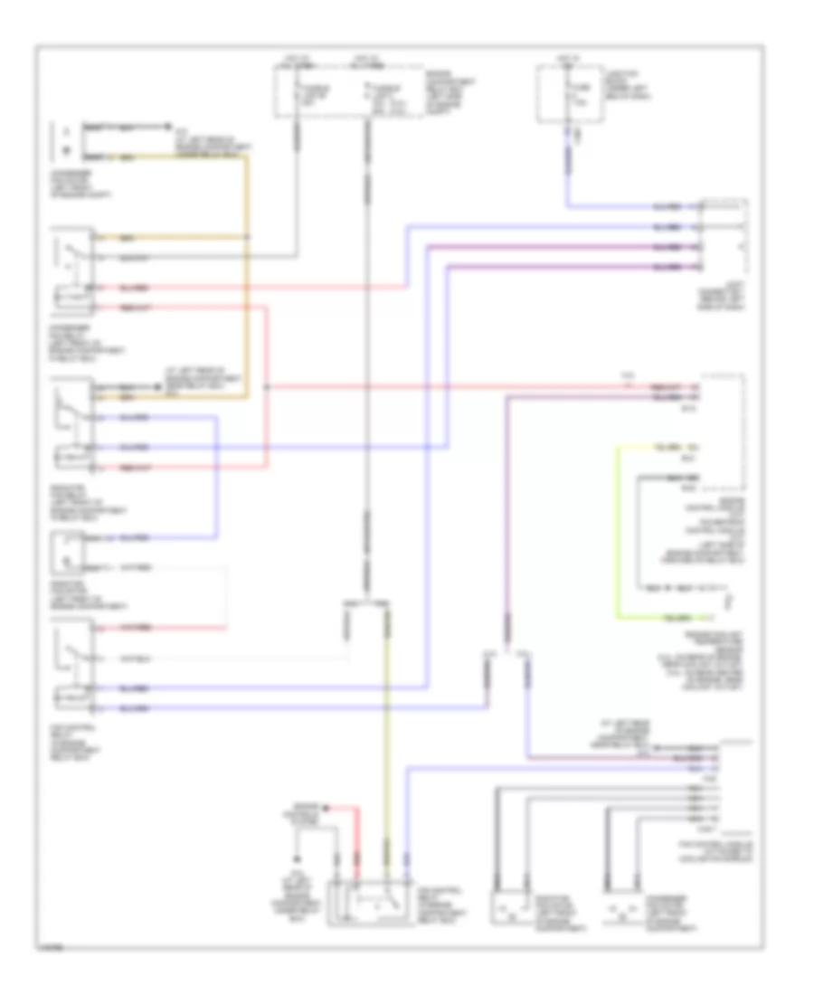 Cooling Fan Wiring Diagram for Mitsubishi Eclipse GT 2006