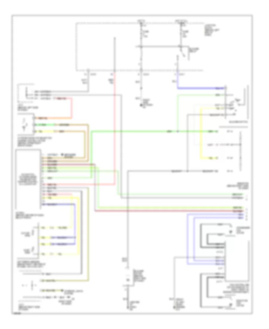 Manual A C Wiring Diagram 1 of 2 for Mitsubishi Lancer ES 2002