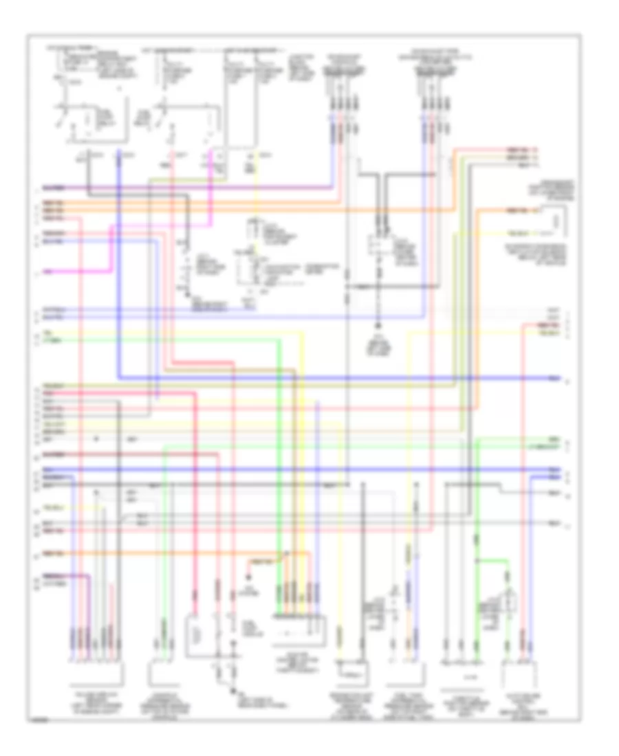 2 0L Engine Performance Wiring Diagrams with A T 2 of 3 for Mitsubishi Lancer ES 2002