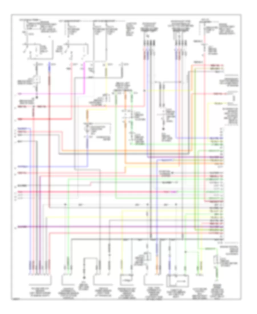 2 0L Engine Performance Wiring Diagrams with M T 2 of 2 for Mitsubishi Lancer ES 2002