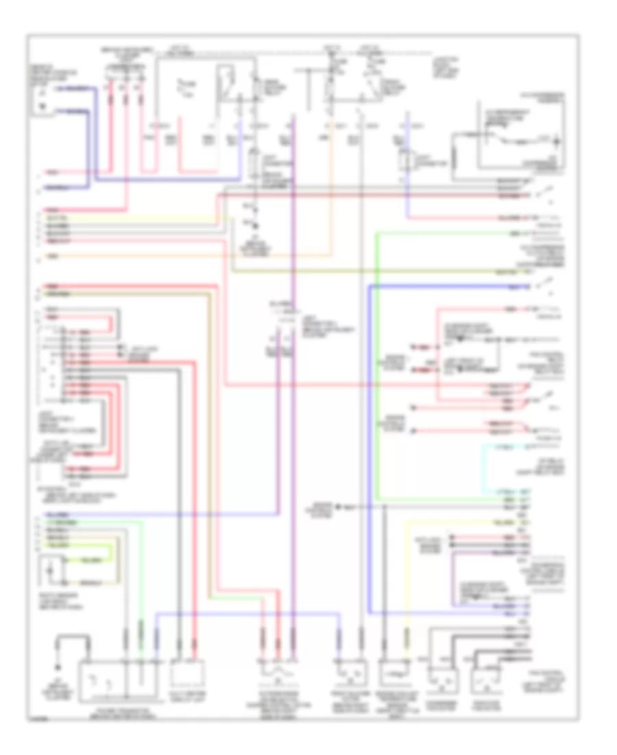 Automatic AC Wiring Diagram (2 of 2) for Mitsubishi Endeavor Limited 2006