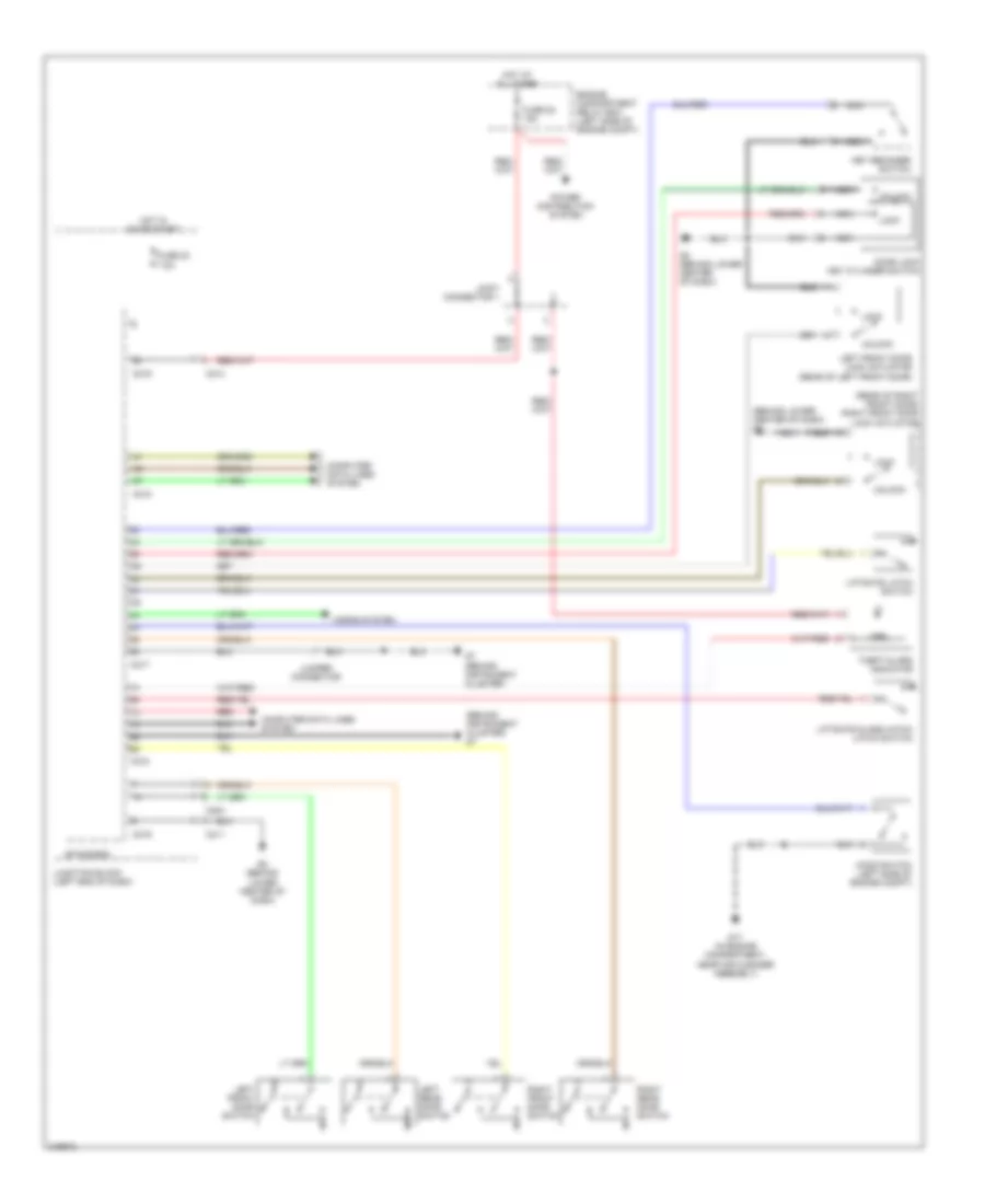 Forced Entry Wiring Diagram for Mitsubishi Endeavor Limited 2006