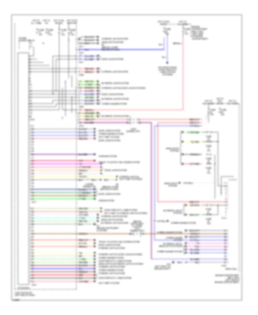 Body Control Modules Wiring Diagram for Mitsubishi Endeavor Limited 2006
