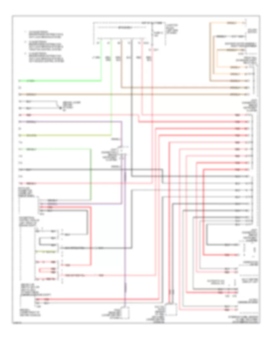Computer Data Lines Wiring Diagram for Mitsubishi Endeavor Limited 2006