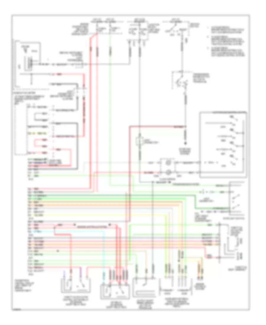 Cruise Control Wiring Diagram for Mitsubishi Endeavor Limited 2006