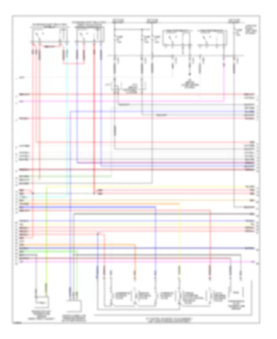 3.8L, Engine Performance Wiring Diagram (2 of 5) for Mitsubishi Endeavor Limited 2006