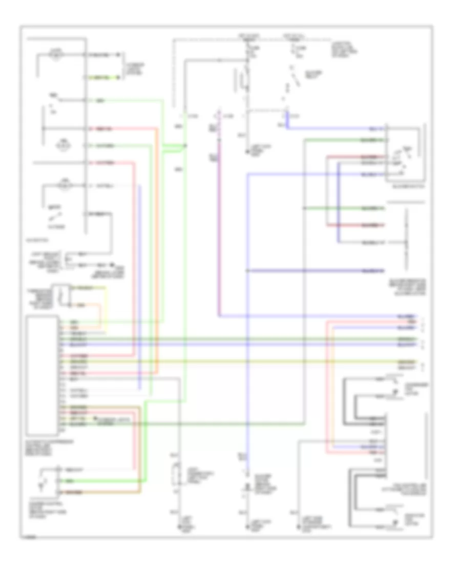 2 4L Manual A C Wiring Diagram 1 of 2 for Mitsubishi Eclipse Spyder GT 2001