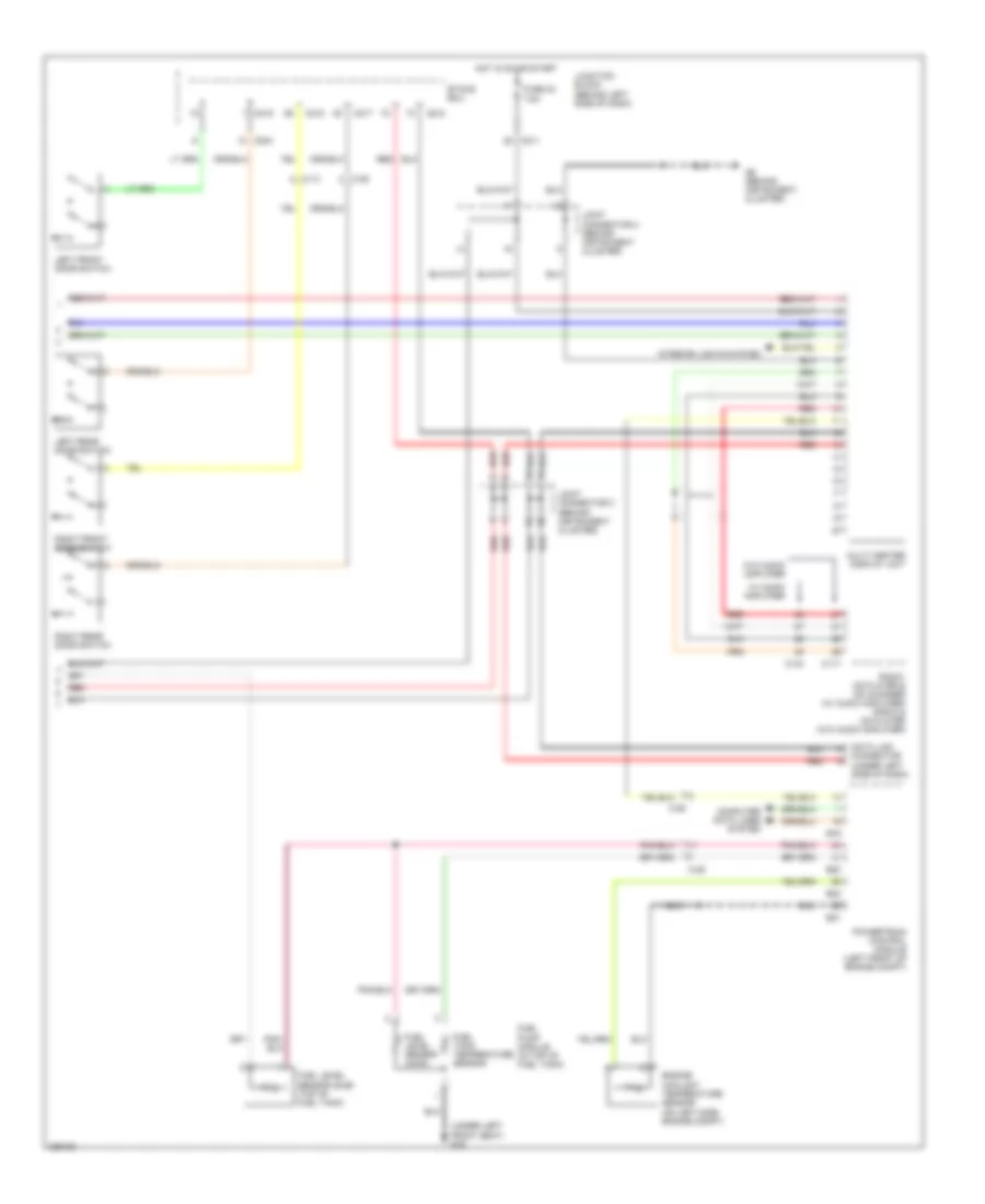 Instrument Cluster Wiring Diagram without Multi Communication System 2 of 2 for Mitsubishi Galant ES 2010