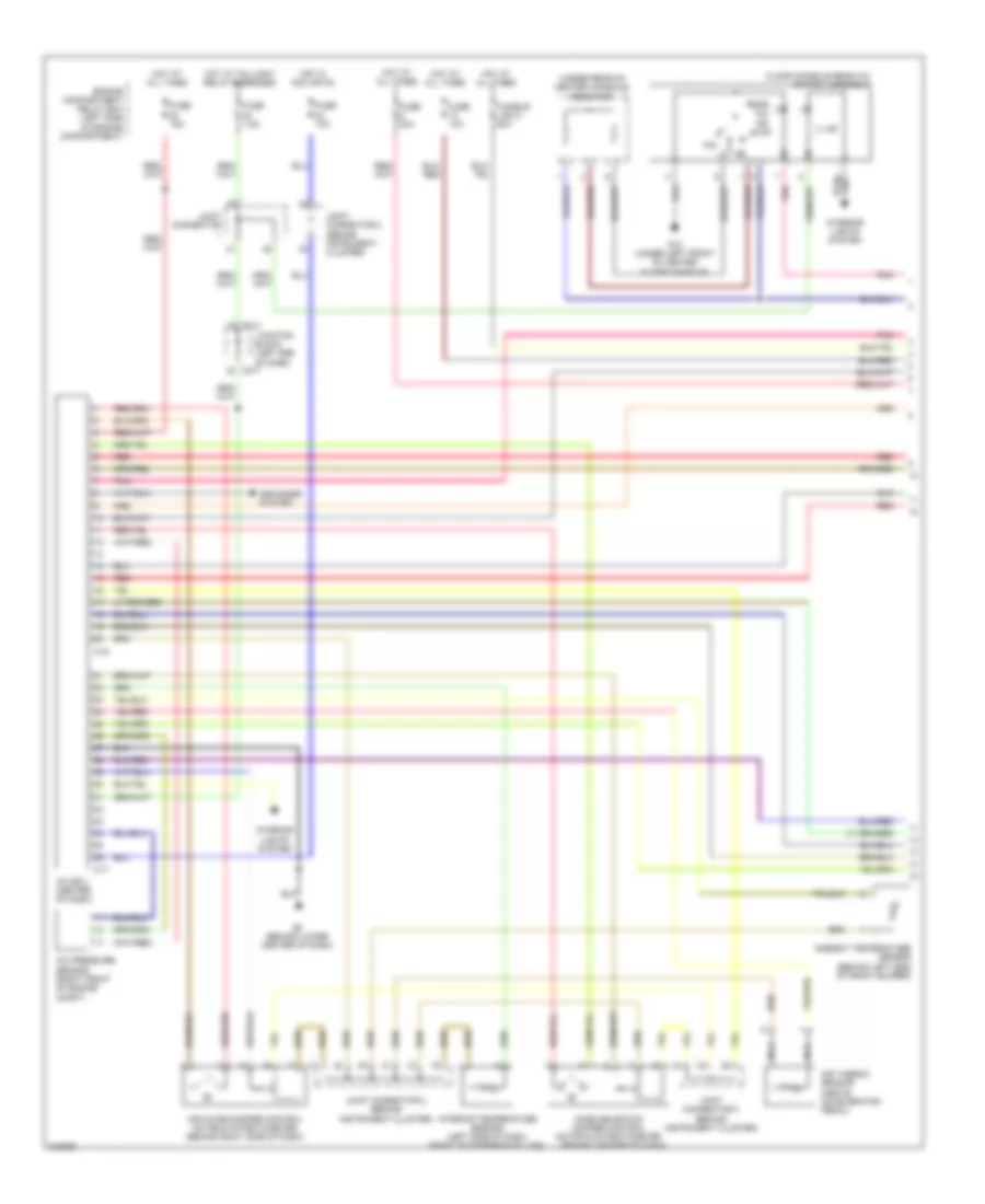 Automatic A C Wiring Diagram 1 of 2 for Mitsubishi Endeavor LS 2006