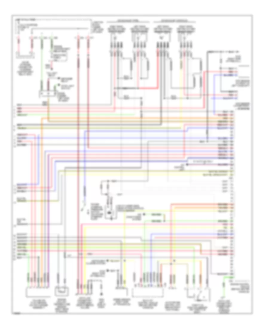 3.0L DOHC, Engine Performance Wiring Diagrams (3 of 3) for Mitsubishi 3000GT 1998