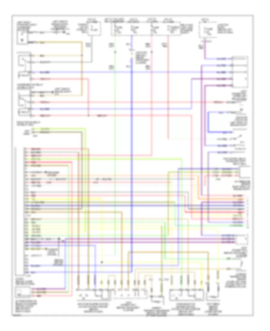 Automatic AC Wiring Diagram (1 of 2) for Mitsubishi Galant SE 2010