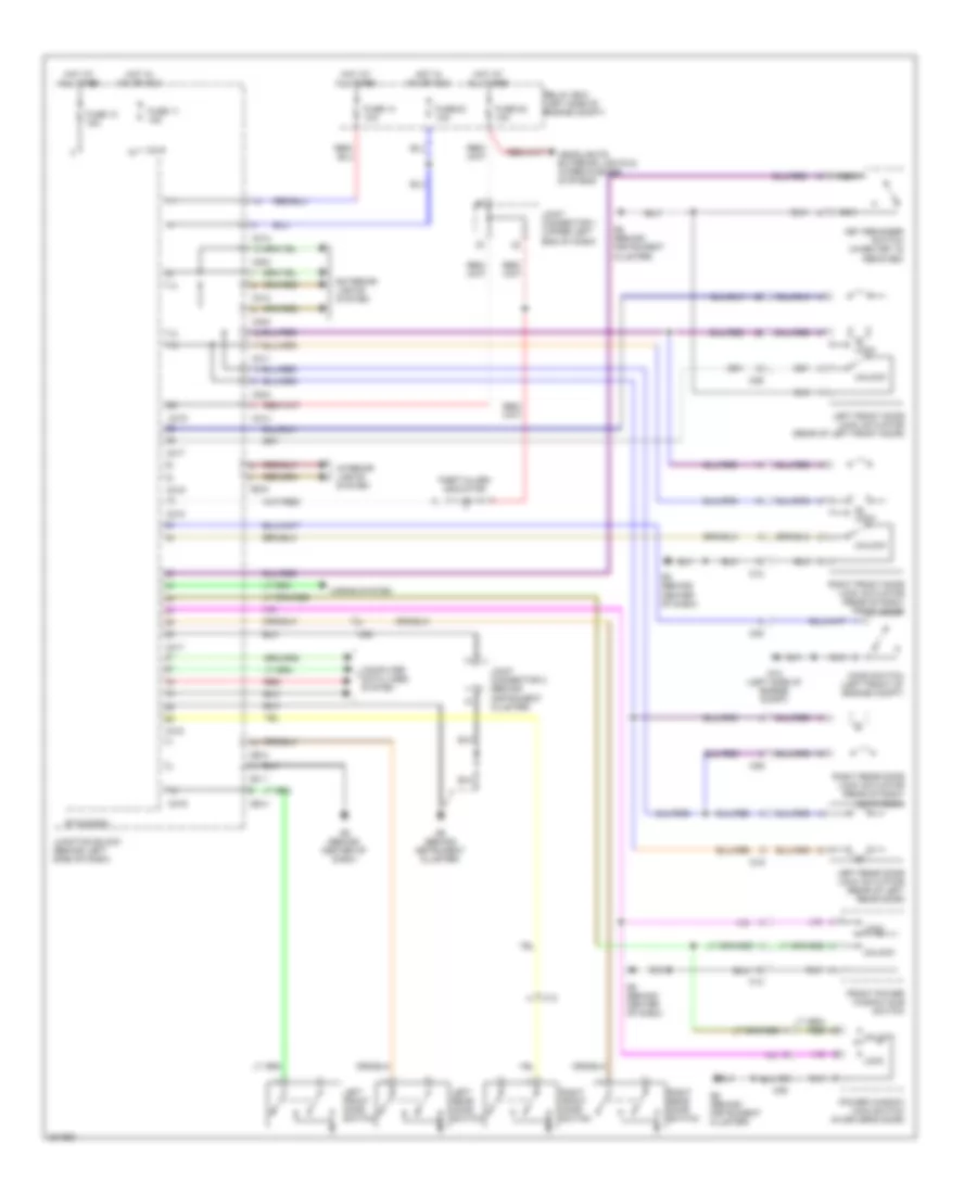 Forced Entry Wiring Diagram for Mitsubishi Galant SE 2010