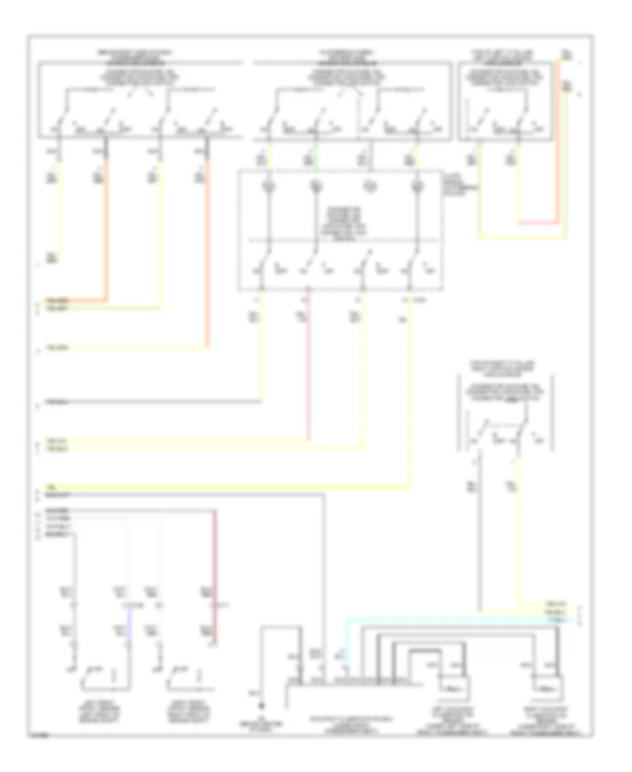 Supplemental Restraints Wiring Diagram 2 of 3 for Mitsubishi Galant SE 2010