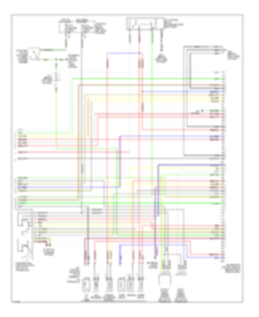 2.4L, Engine Performance Wiring Diagrams (3 of 3) for Mitsubishi Galant DE 2001