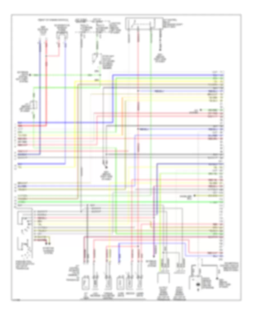 3 0L Engine Performance Wiring Diagrams 3 of 3 for Mitsubishi Galant DE 2001