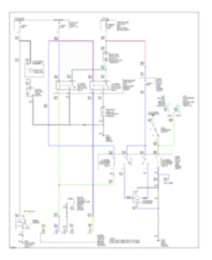 Cooling Fan Wiring Diagram for Mitsubishi 3000GT 1994 3000
