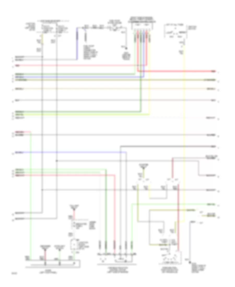 3.0L DOHC, Engine Performance Wiring Diagrams, Federal (2 of 3) for Mitsubishi 3000GT 1994