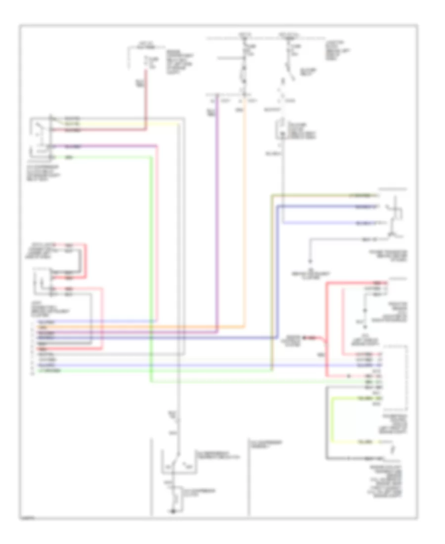 Automatic AC Wiring Diagram (2 of 2) for Mitsubishi Galant DE 2006