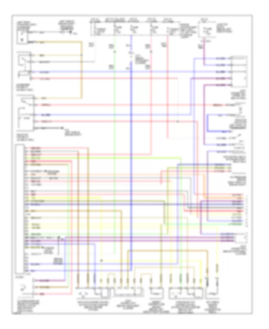 Manual AC Wiring Diagram, Middle Option (1 of 2) for Mitsubishi Galant DE 2006