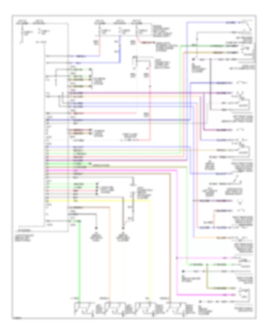 Forced Entry Wiring Diagram for Mitsubishi Galant DE 2006