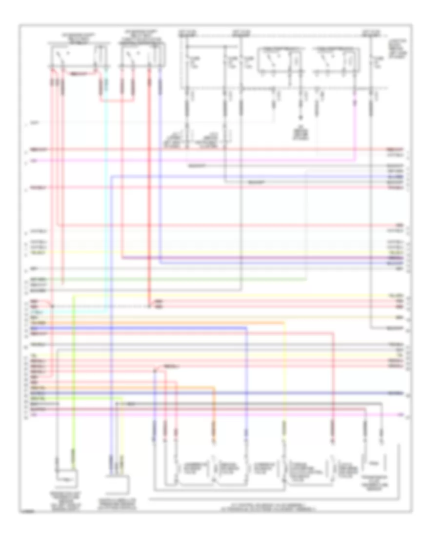 2.4L, Engine Performance Wiring Diagram (2 of 5) for Mitsubishi Galant DE 2006